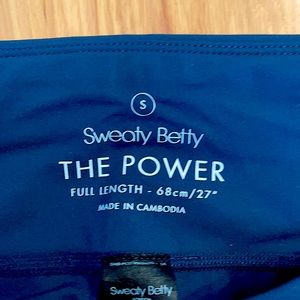 Sweaty Betty blue leggings
